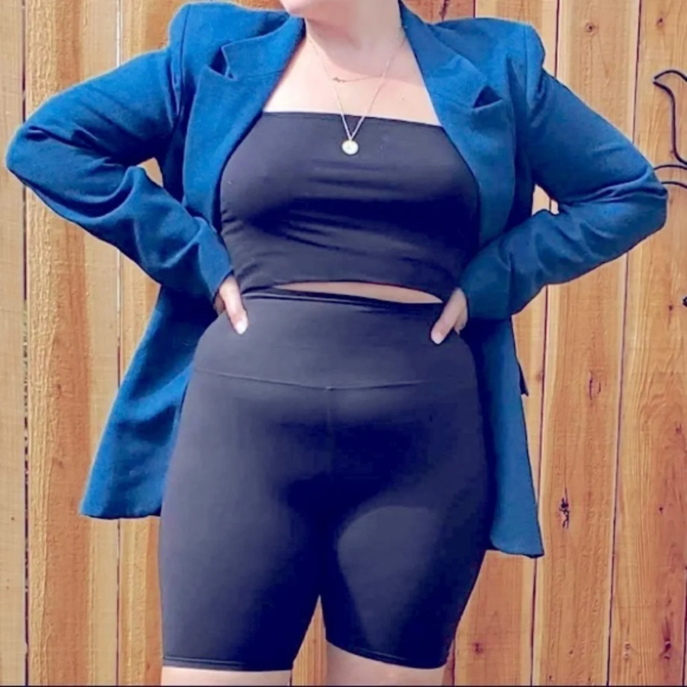 Vintage Pendleton Virgin Wool 2 Button Teal Blue Blazer Size Small Petite - Picture 5 of 17